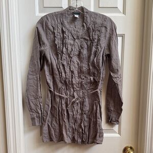 Source Unknown Maroon Cap Sleeve Blouse